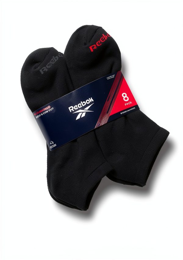 Reebok Low Cut Socks Men Moisture Wicking Athletic-1