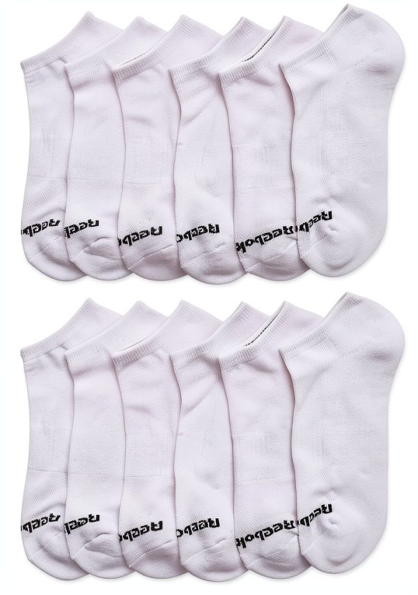Reebok Mens Low Cut Socks Moisture Wicking Cushioned Comfort-1