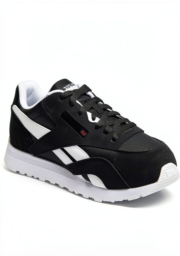 Reebok Classic Sneakers Nylon Upper Suede Overlays Womens-3