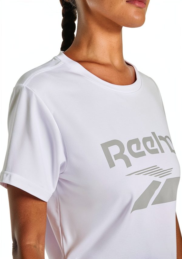 Reebok Womens Cropped Athletic Tee Lightweight Stretch-3