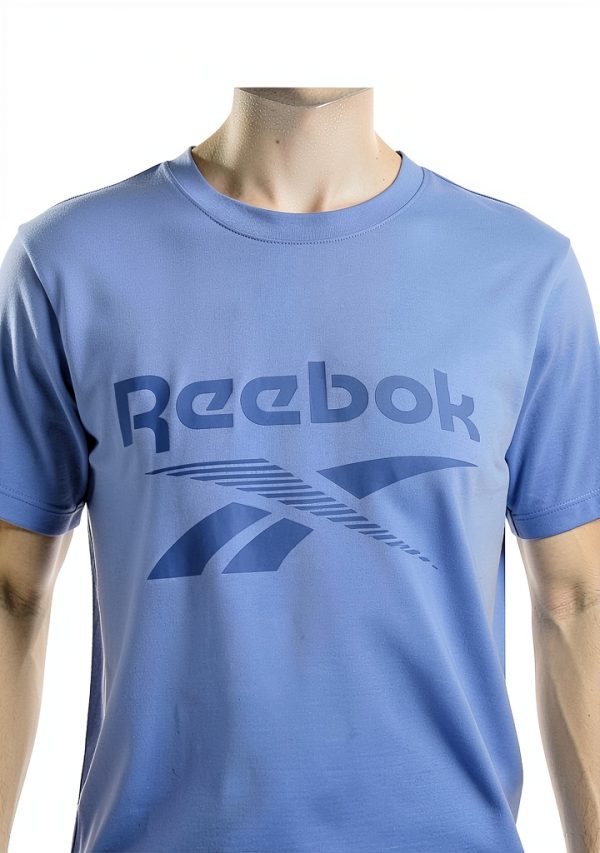 Reebok Womens Cropped Athletic Tee Lightweight Graphic Logo-4