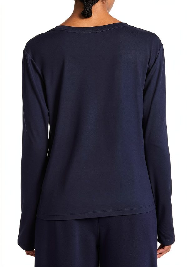 Reebok Womens Activewear T-Shirt Soft Jersey Reflective Logo-1