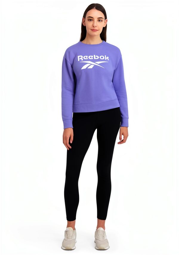 Reebok Womens Sweatshirt Soft Cotton Blend Graphic Logo-3