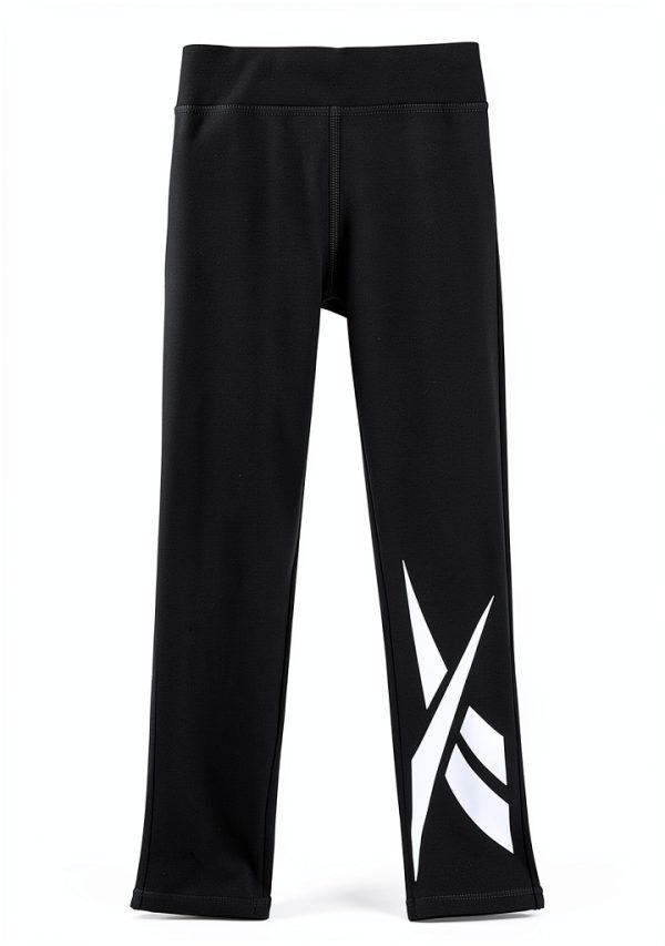 Reebok Girls Leggings Stretchy Cotton Athletic Wear-0