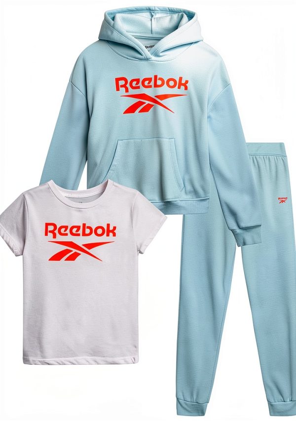 Girls Sweat Suit Set Soft Fleece Hoodie Jogger Size 5-12-0