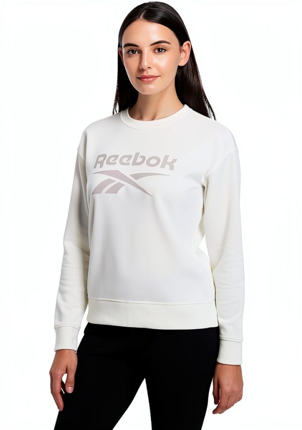 Reebok Womens Sweatshirt Soft Cotton Blend Graphic Design-1