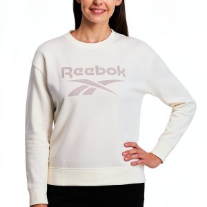 Reebok Womens Sweatshirt Soft Cotton Blend Graphic Design-0
