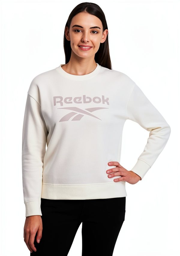 Reebok Womens Sweatshirt Soft Cotton Blend Graphic Design-0