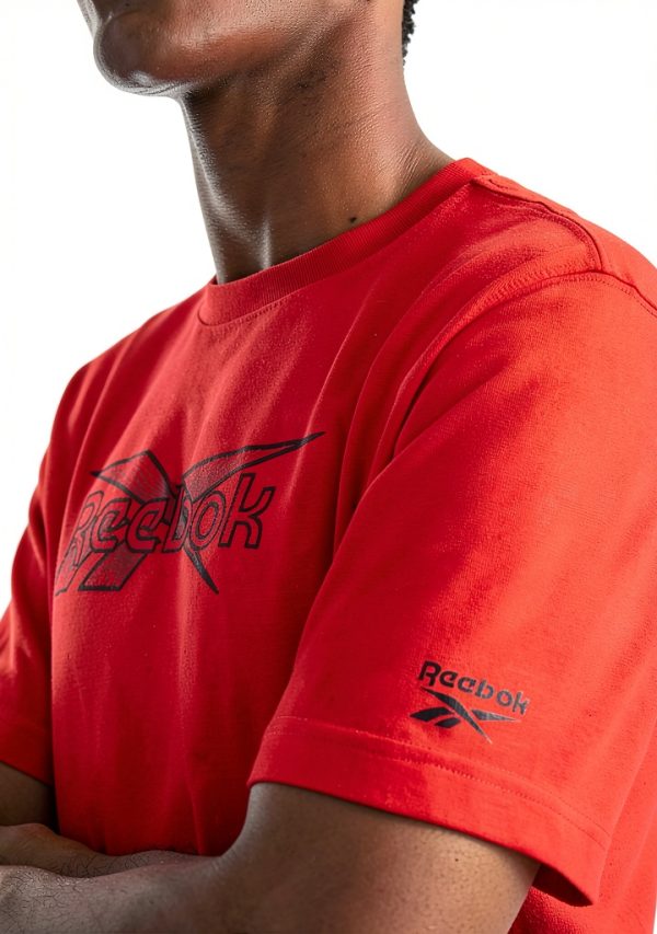 Reebok Mens T-Shirt Lightweight Cotton Poly Streetwear-3