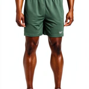 Mens Athletic Shorts Soft Knit Fabric Adjustable Drawstring-0