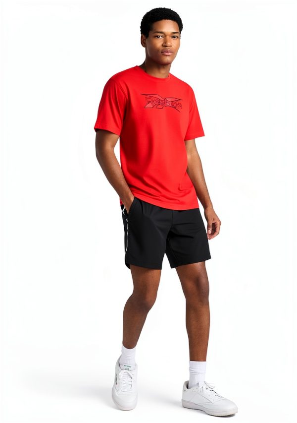 Reebok Mens T-Shirt Lightweight Cotton Poly Streetwear-2