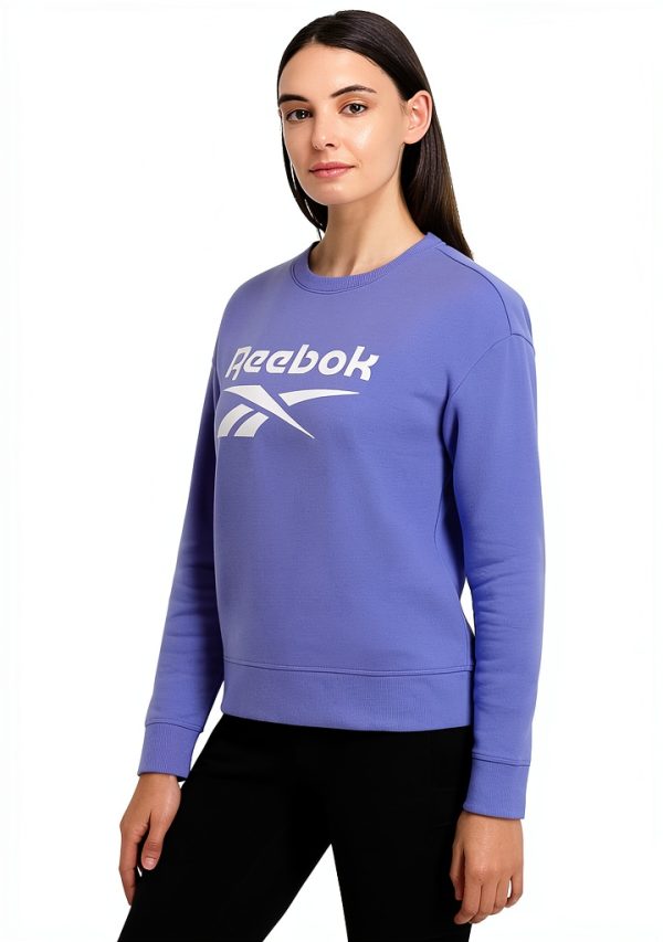 Reebok Womens Sweatshirt Soft Cotton Blend Graphic Logo-1