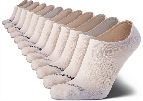Mens No Show Socks Breathable Cushioned Athletic Support-0