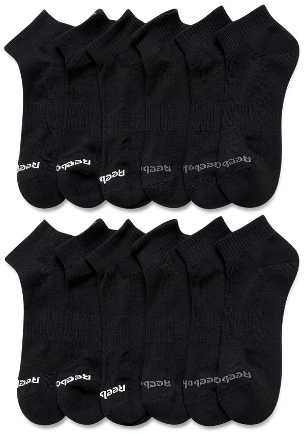 Reebok Athletic Cushion Socks Men Breathable Comfort 12-Pack-2
