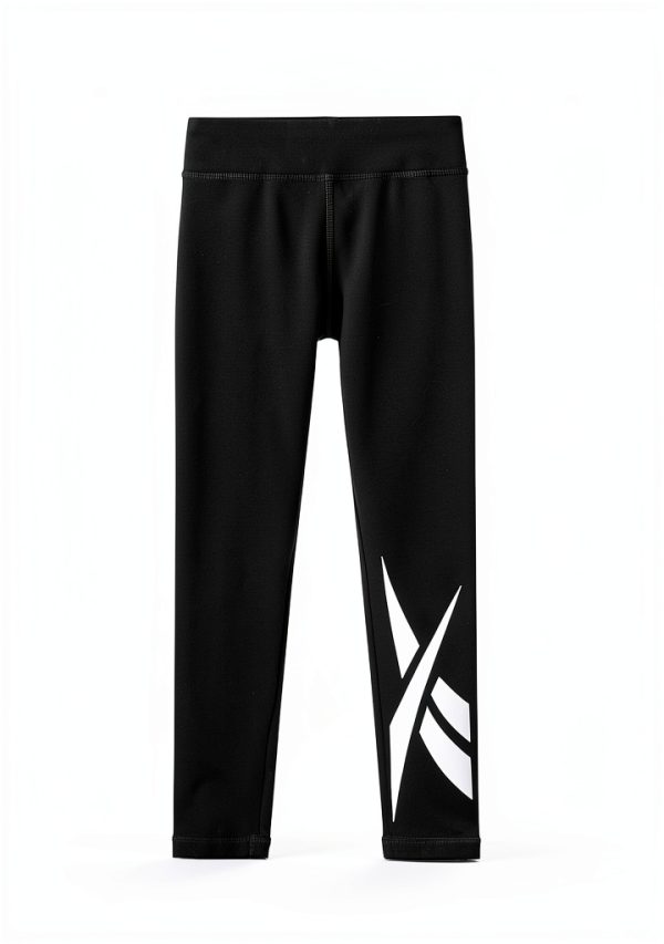 Reebok Girls Leggings Stretchy Cotton Athletic Wear-1