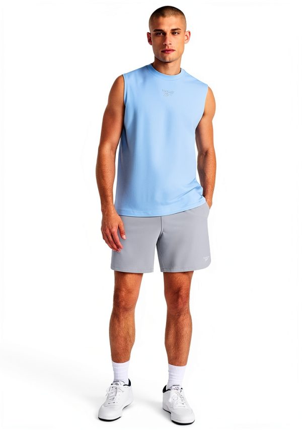 Reebok Mens Tank Top Cotton Blend Embroidered Logo-2