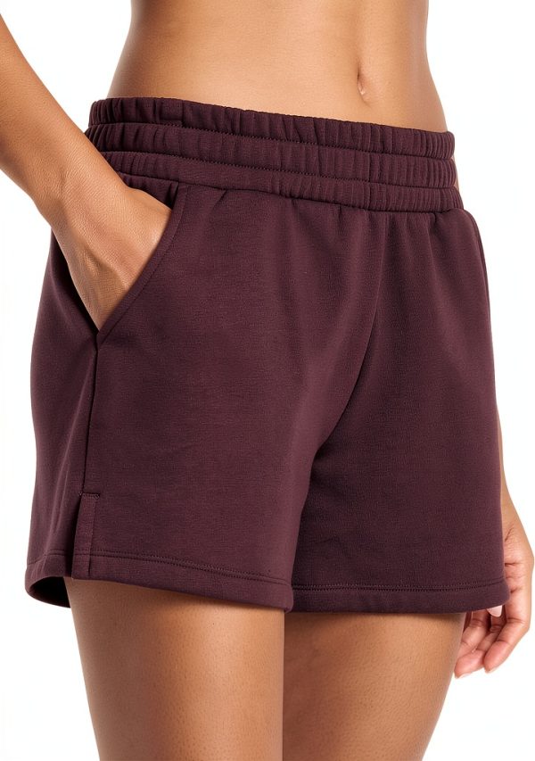 Reebok Womens Athletic Shorts Soft Sweat Lightweight Cotton-0