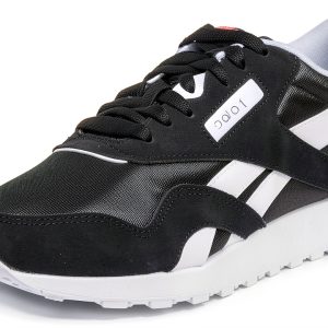 Reebok Classic Sneakers Nylon Upper Suede Overlays Womens-0