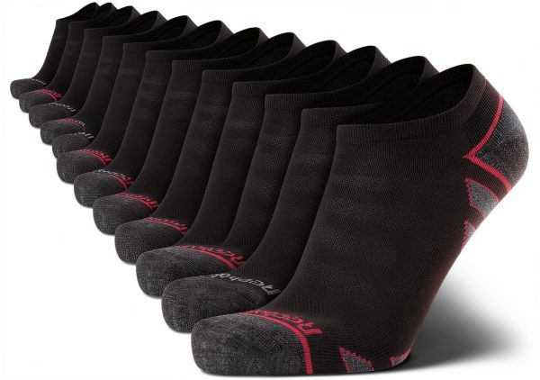 Reebok Mens Low Cut Socks Moisture Wicking Cushion Comfort-0