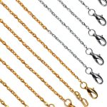 Lemonkey 24 Inch Gold Silver Necklace Chain Jewelry Making-0