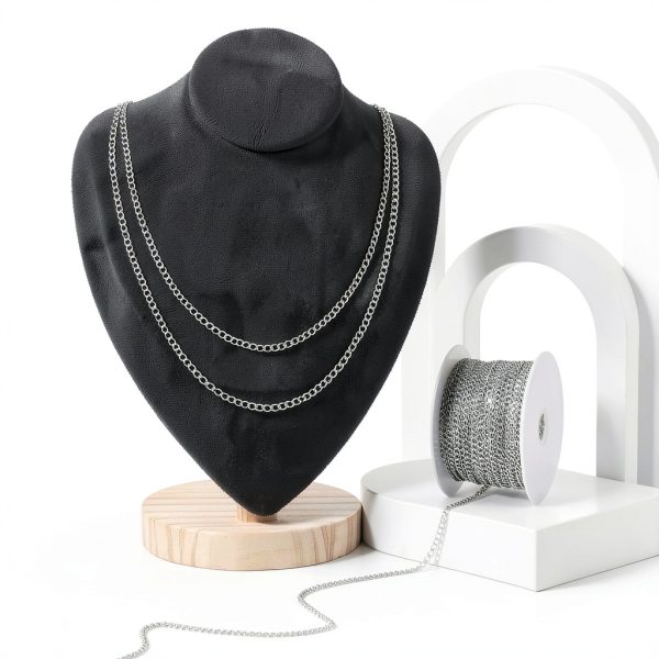 Pandahall Stainless Steel Jewelry Chain Crafting Supplies-2