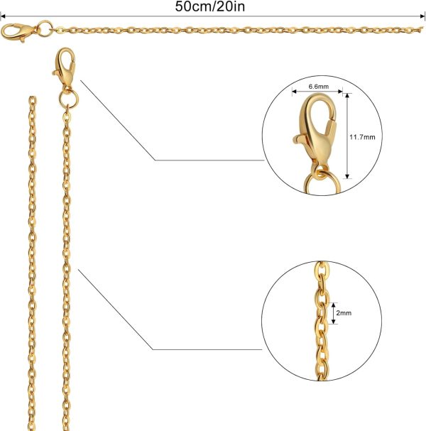 Lemonkey Jewelry Making Chains Cable Minimalist Gold Silver-1