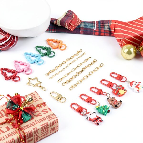 Ecoofor Christmas Jewelry Making Kit Metal Charms DIY Crafts-1