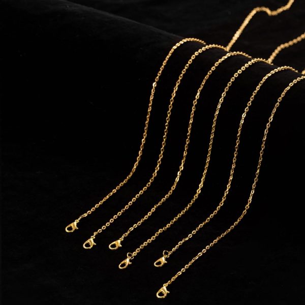 Lemonkey Jewelry Making Chains Cable Minimalist Gold Silver-3