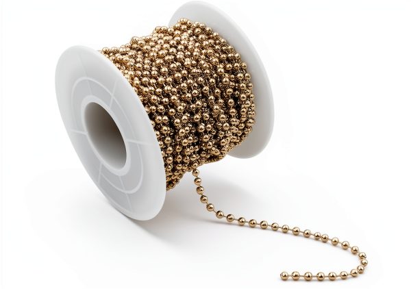 Yuntop Stainless Steel Ball Beaded Chain Jewelry Making DIY-0