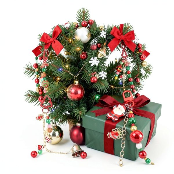 Ecoofor Christmas Jewelry Making Kit Metal Charms DIY Crafts-6