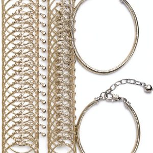 Hicarer Snake Chain Bracelets Copper Jewelry Making Supplies-0