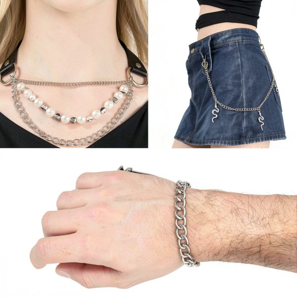 PH PandaHall Silver Aluminum Chain Jewelry Making Supplies-4