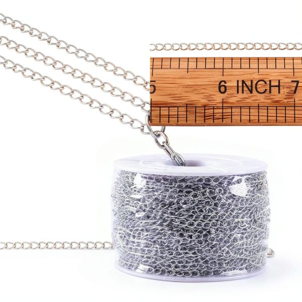 Pandahall Stainless Steel Jewelry Chain Crafting Supplies-5