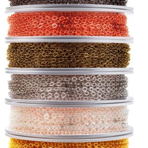 Selizo Jewelry Making Chains Stainless Steel DIY Craft Kit-0