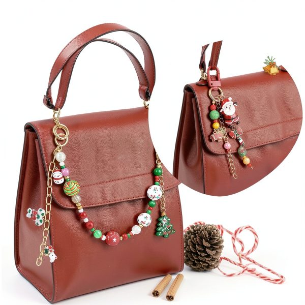 Ecoofor Christmas Jewelry Making Kit Metal Charms DIY Crafts-3