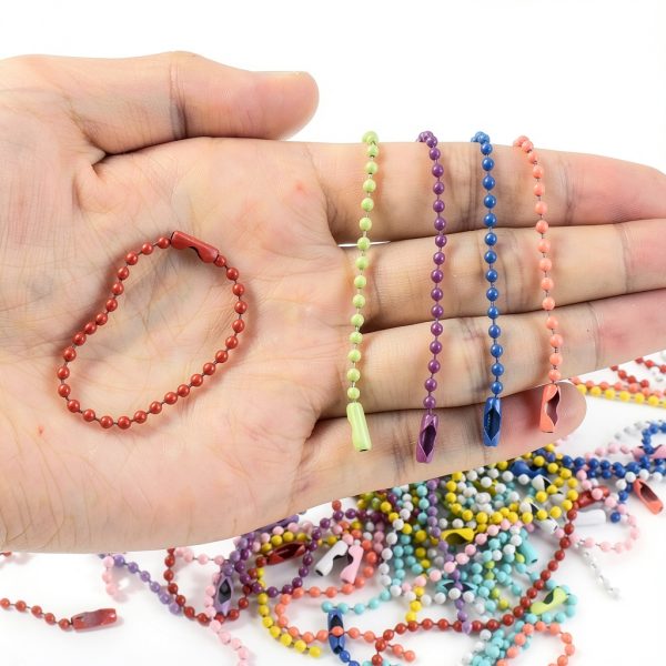 Yuntop Iron Ball Bead Chains Jewelry Making Supplies-3