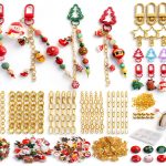 Ecoofor Christmas Jewelry Making Kit Metal Charms DIY Crafts-0