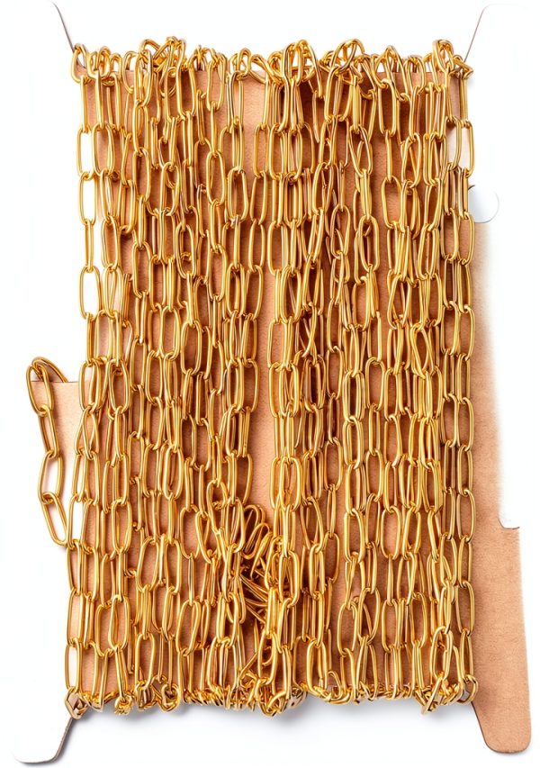 THREENEST Jewelry Chain Stainless Steel Gold DIY Crafts-0