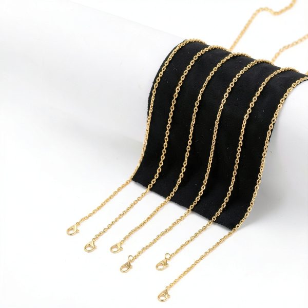 Lemonkey 24 Inch Gold Silver Necklace Chain Jewelry Making-3