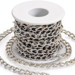 PH PandaHall Silver Aluminum Chain Jewelry Making Supplies-0