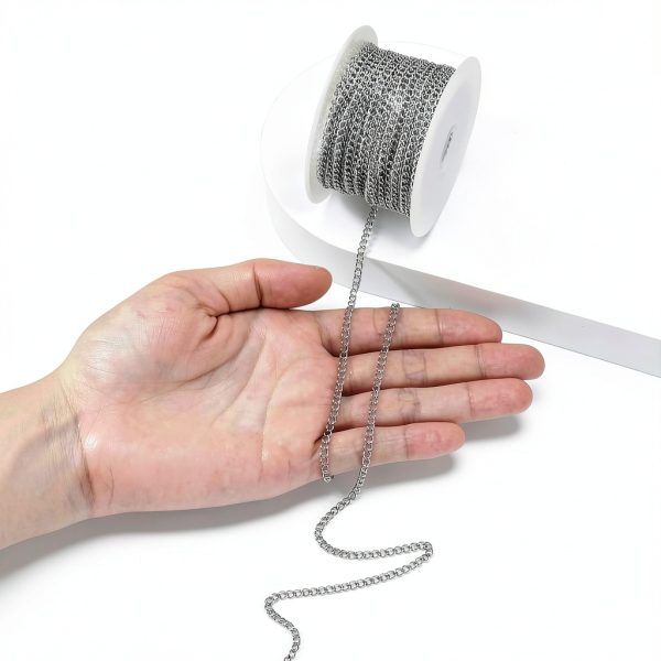 Pandahall Stainless Steel Jewelry Chain Crafting Supplies-1